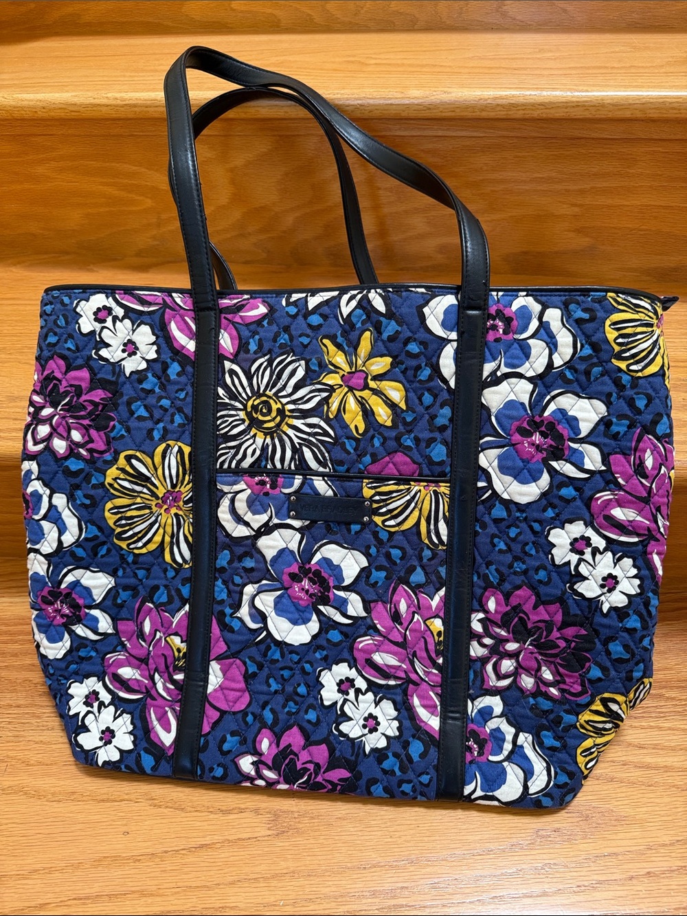 Vera Bradley Quilted African Violet Vera Tote Bag